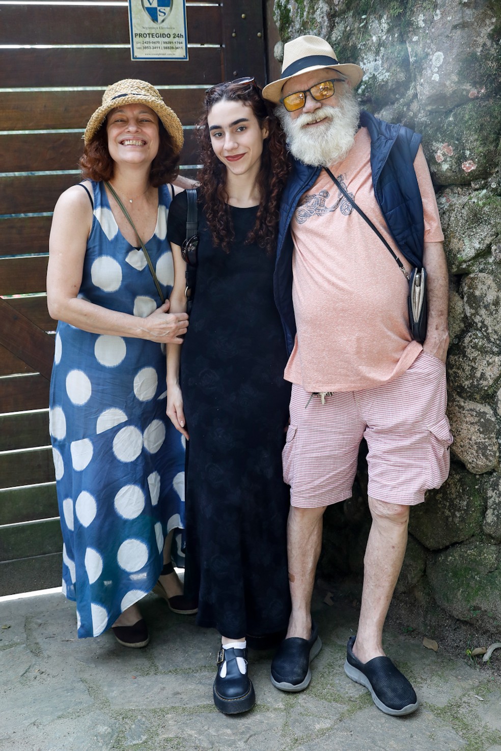 Marina Salomão, Nina Sofia e Tonico Pereira — Foto: ANDRÉ HORTA / BRAZIL NEWS