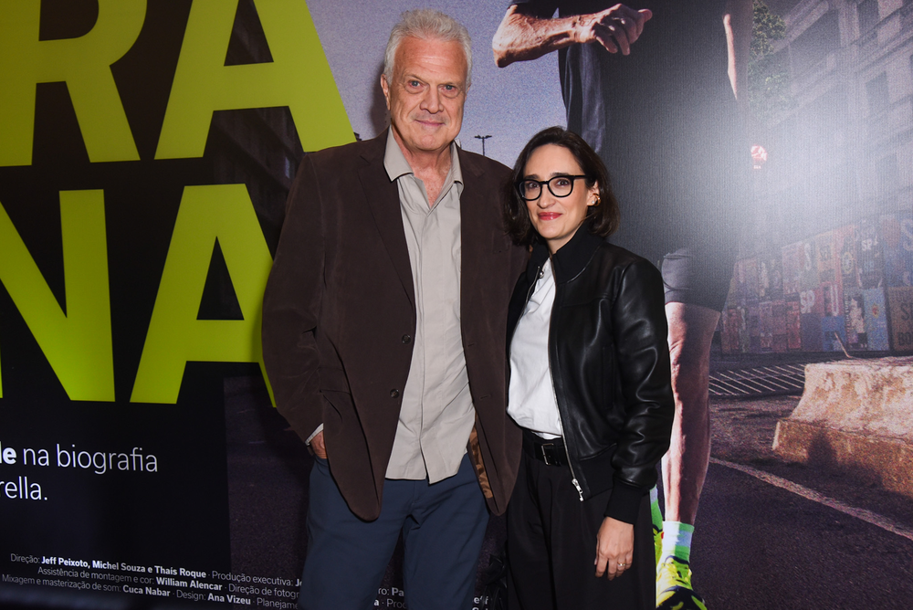 Pedro Bial faz rara aparição com Maria Prata em pré-estreia de ...