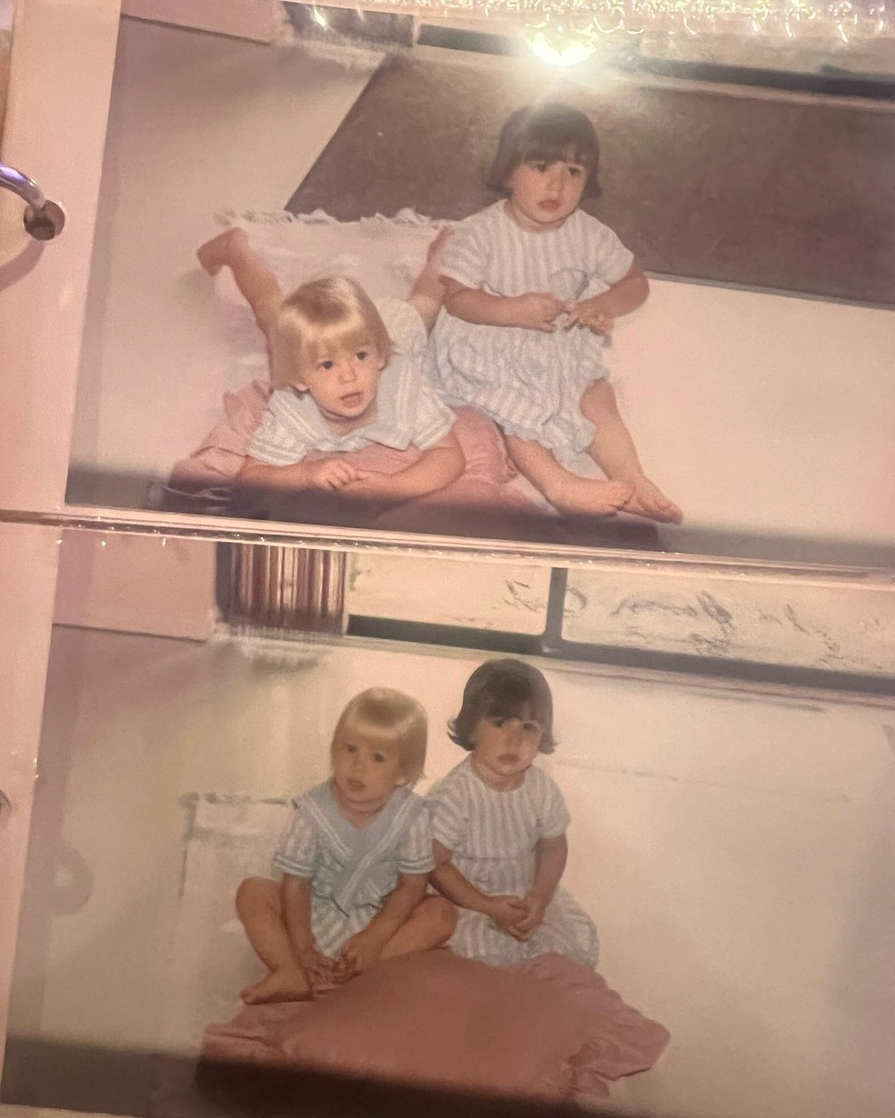 Aaron Carter e sua irmã gêmea, Angel — Foto: Reprodução/Instagram