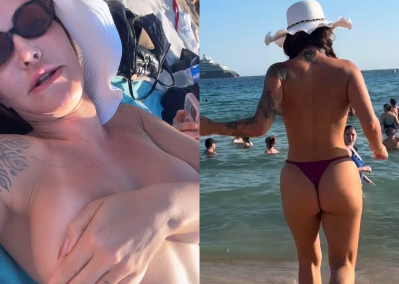Laura Keller faz novo topless e se diverte com descoberta: 