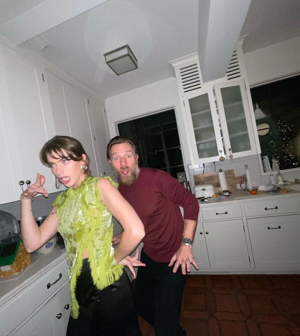 Ewan McGregor e  filha mais velha, Clara — Foto: Reprodução Instagram