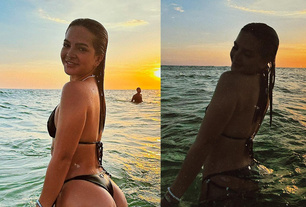 Mel Maia publica novos cliques em praia no Rio — Foto: Reprodução/Instagram