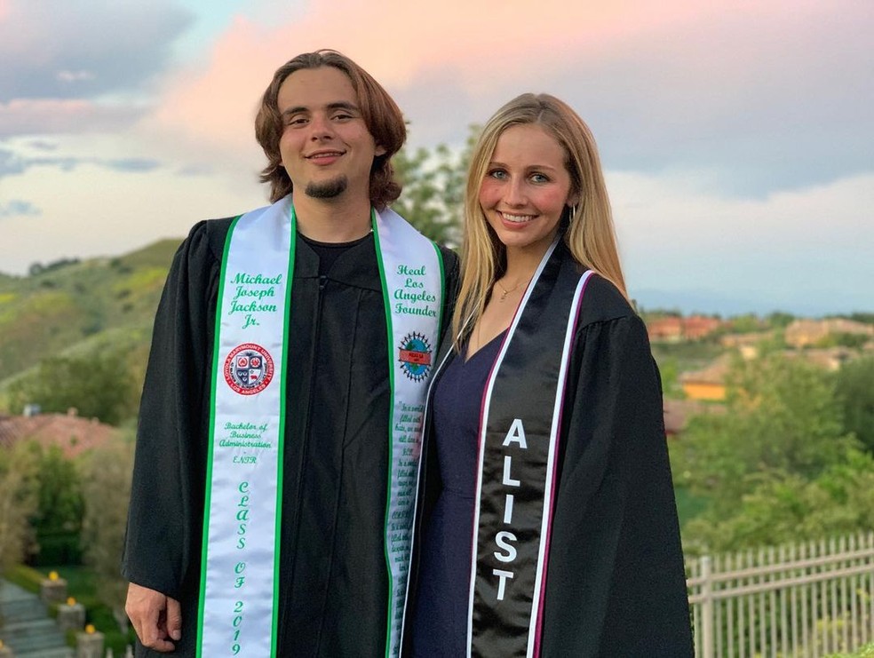 Prince Jackson e Molly Schirmang — Foto: Reprodução/Instagram Prince Jackson