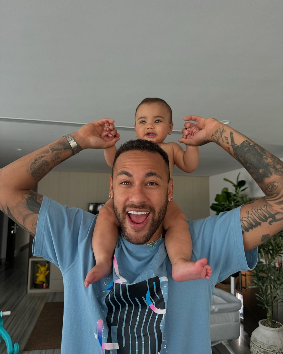 Neymar e Mavie — Foto: Reprodução/Instagram