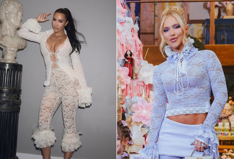 Web compara look de Kim Kardashian com o de Virginia