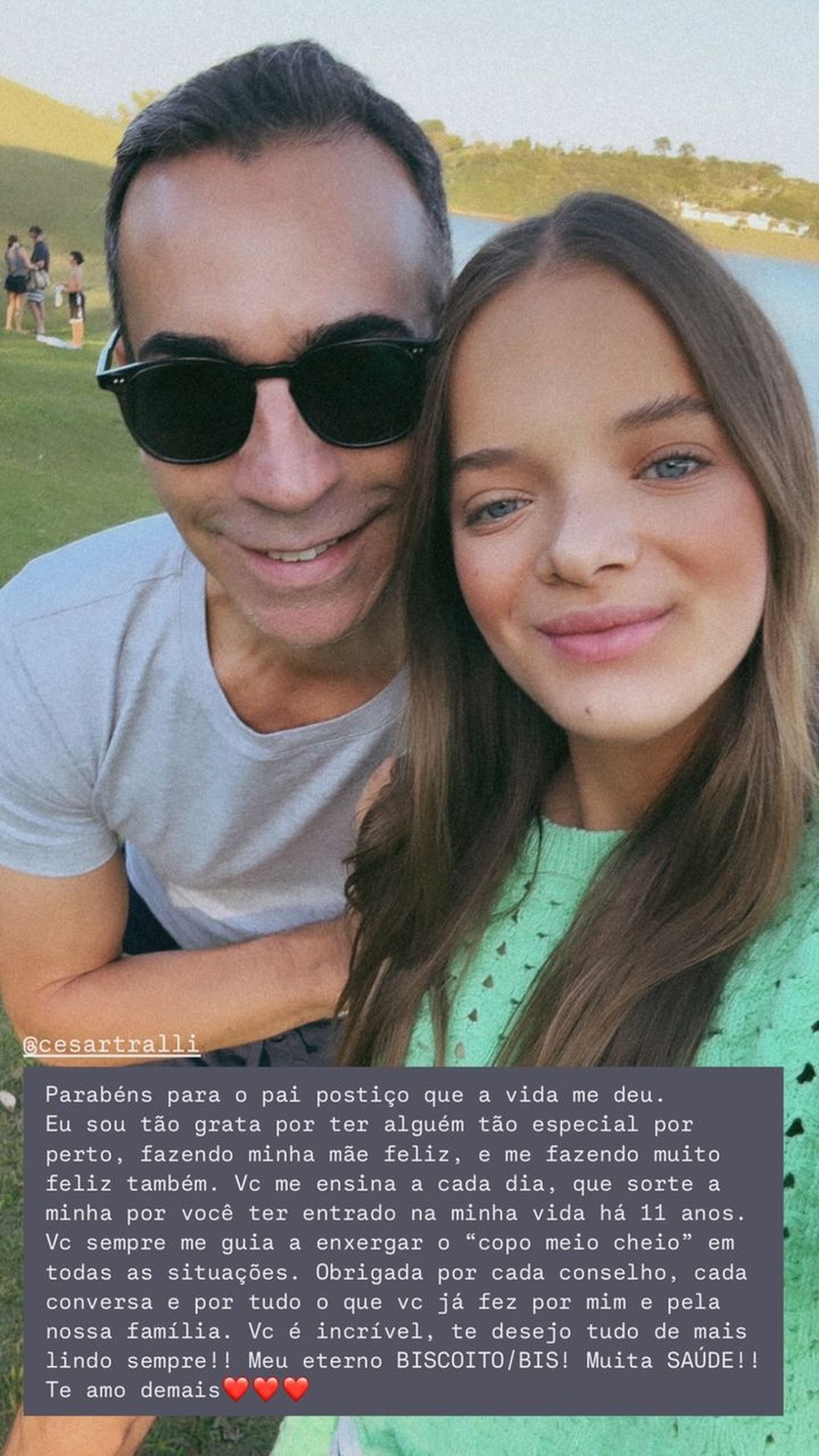 Cesar Tralli e Rafa Justus — Foto: Reprodução/Instagram