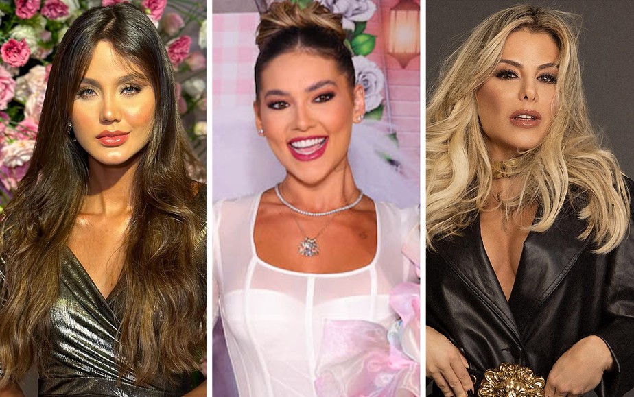 Biah Rodrigues, Virginia Fonseca e Poliana Rocha