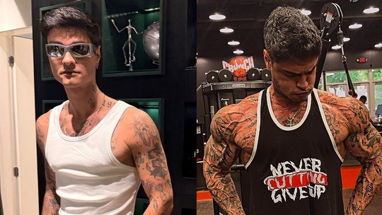 Funkeiro Davi Kneip diz que ingeria 6 mil calorias por dia para ganhar 34 kg de músculo; veja dieta e treino