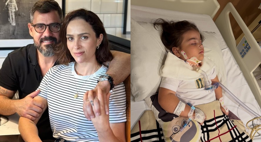 Imagem ilustrativa sobre Filha de 4 anos do ator Juliano Cazarré entra em CTI: família pede orações