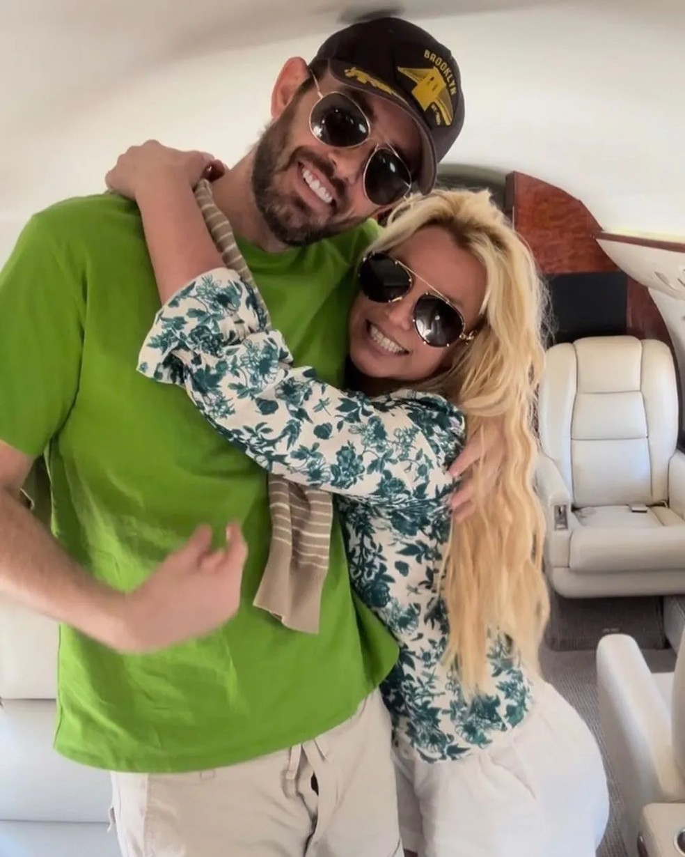 Britney Spears e Cade Hudson &mdash; Foto: Reprodu&ccedil;&atilde;o / Instagram