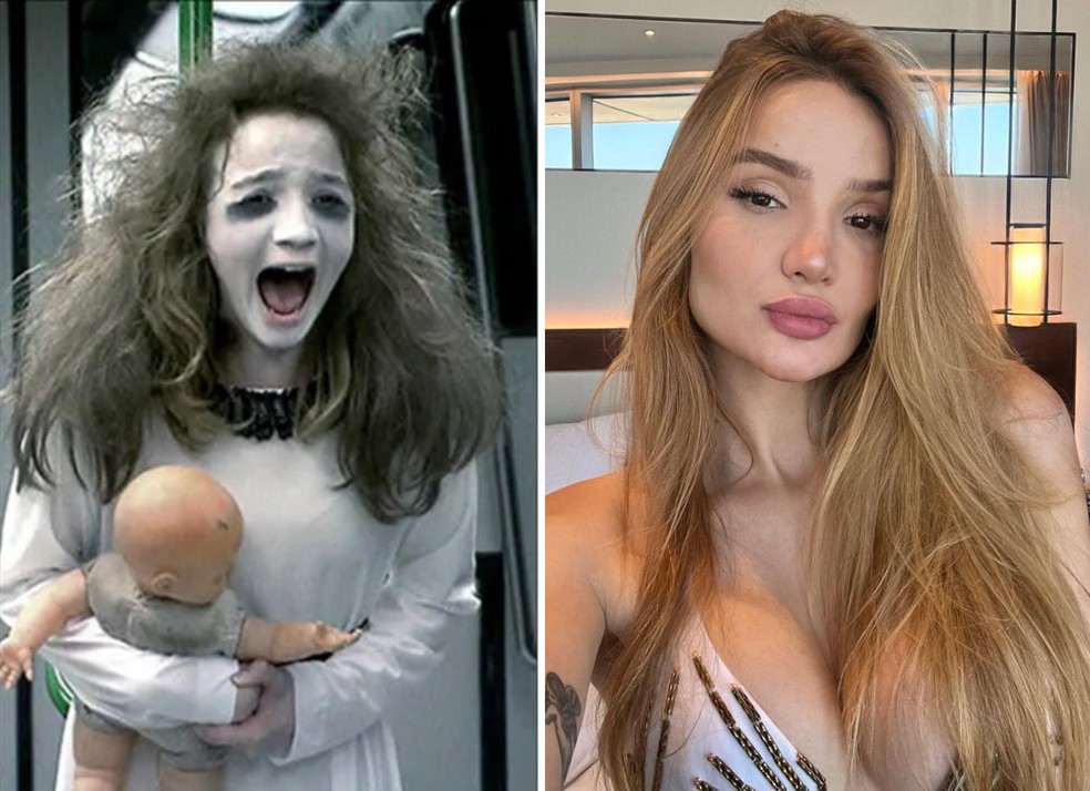Anna Livya, a Menina Fantasma, hoje tem 22 anos — Foto: Divulgação/SBT/Reprodução/Instagram