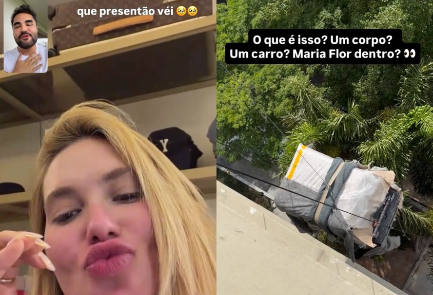Lucas Guedez ganha present&atilde;o de quase R$ 40 mil de Virginia que precisa at&eacute; de guindaste; descubra o que &eacute;