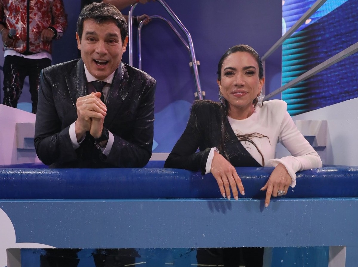 Patrícia Abravanel e Celso Portiolli Caim em Tanque: Homenagem Surpresa ao Silvio Santos no Teleton 2024