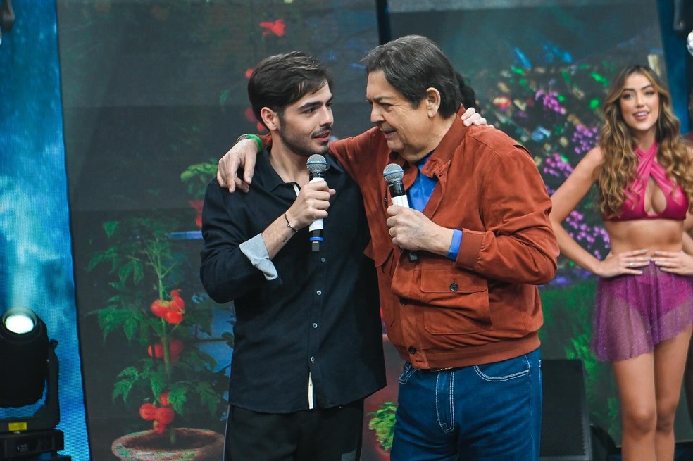 João Silva e Fausto Silva — Foto: Reprodução/Instagram