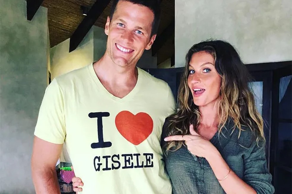 Tom Brady e Gisele Bündchen — Foto: Reprodução / Instagram
