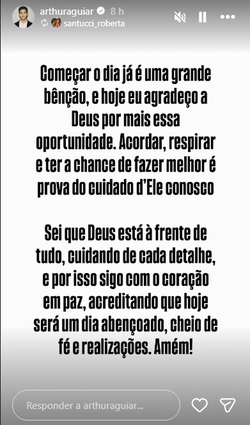 Arthur Aguiar — Foto: Reprodução/Instagram