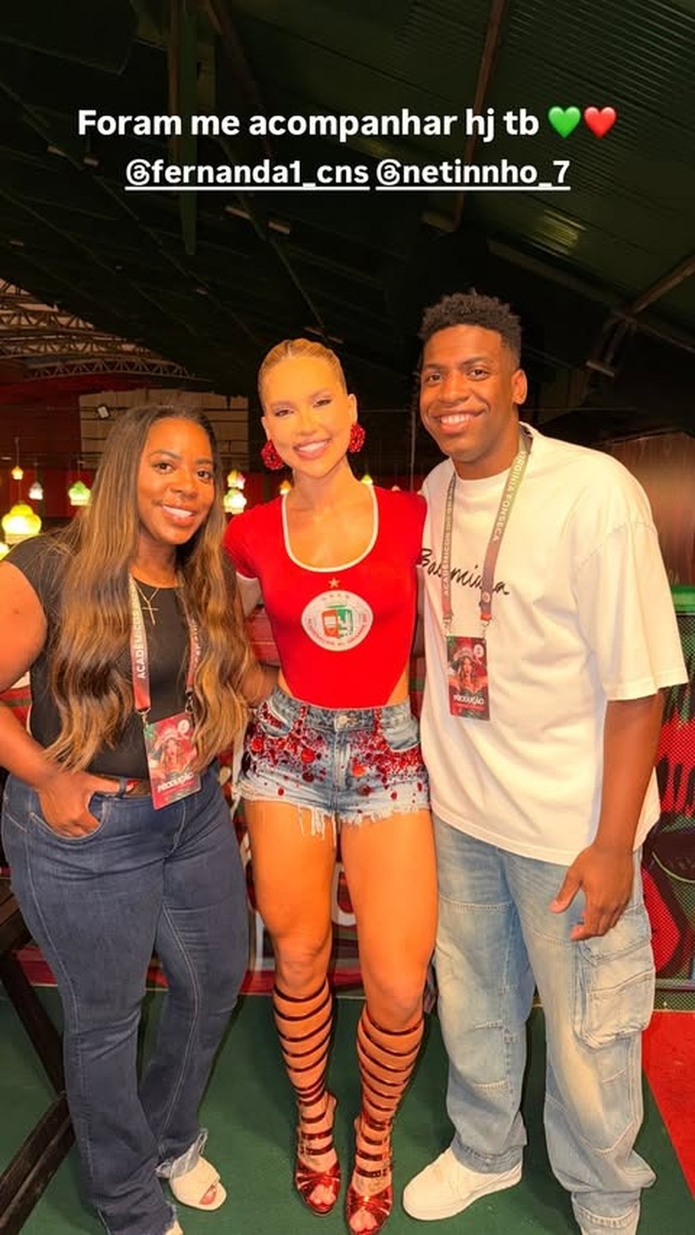 Virginia Fonseca com sogra e cunhado — Foto: Reprodução/Instagram