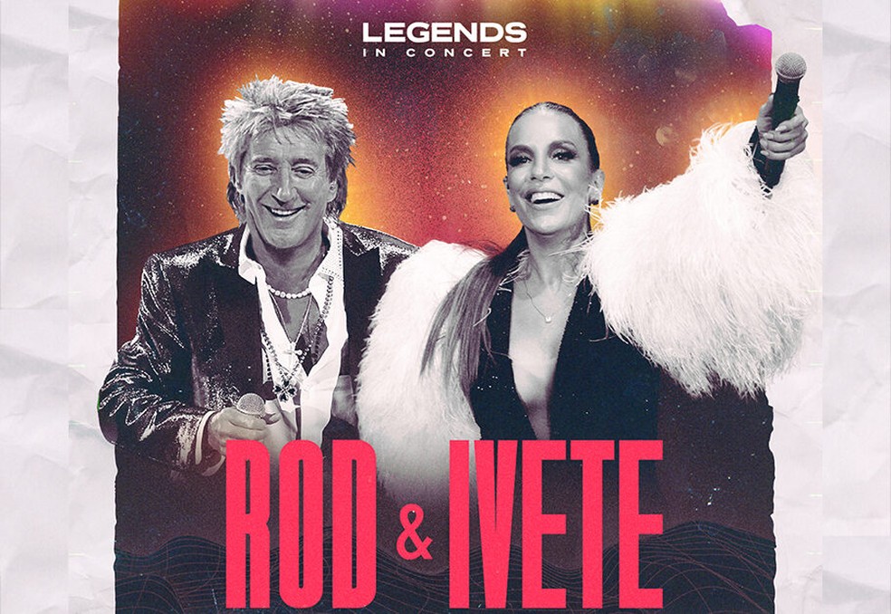 Rod Stewart e Ivete Sangalo anunciam show juntos em São Paulo
