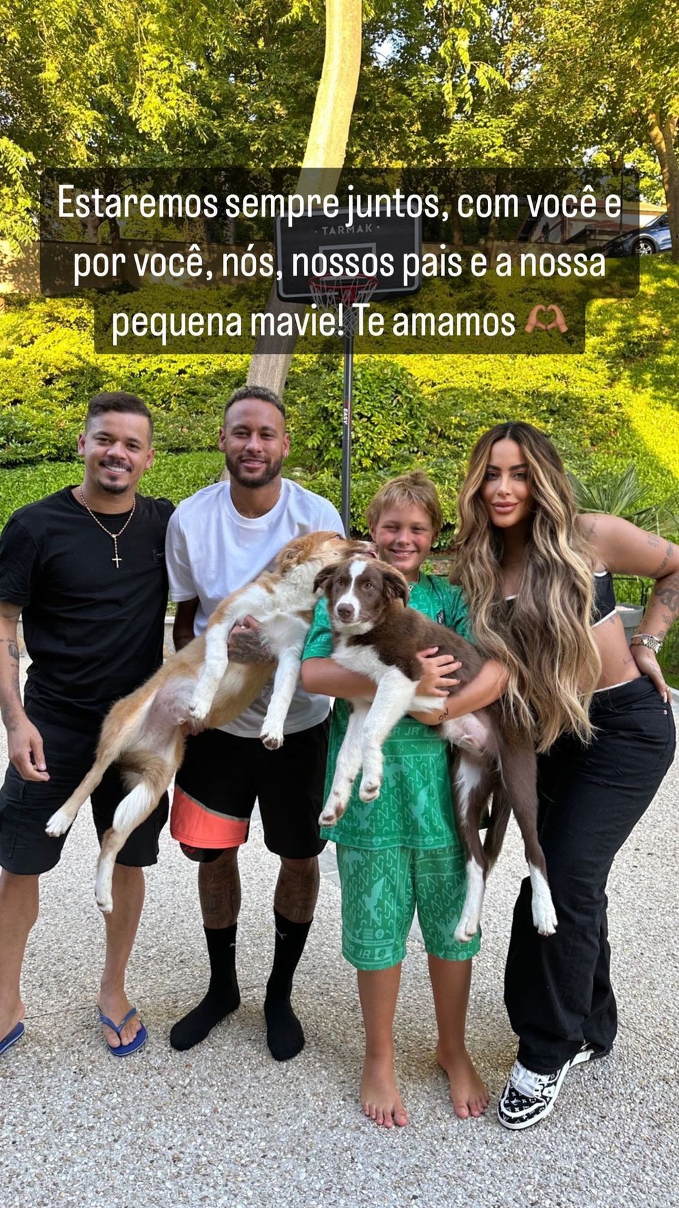 Rafaella prestou solidariedade ao irmão — Foto: Reprodução: Instagram