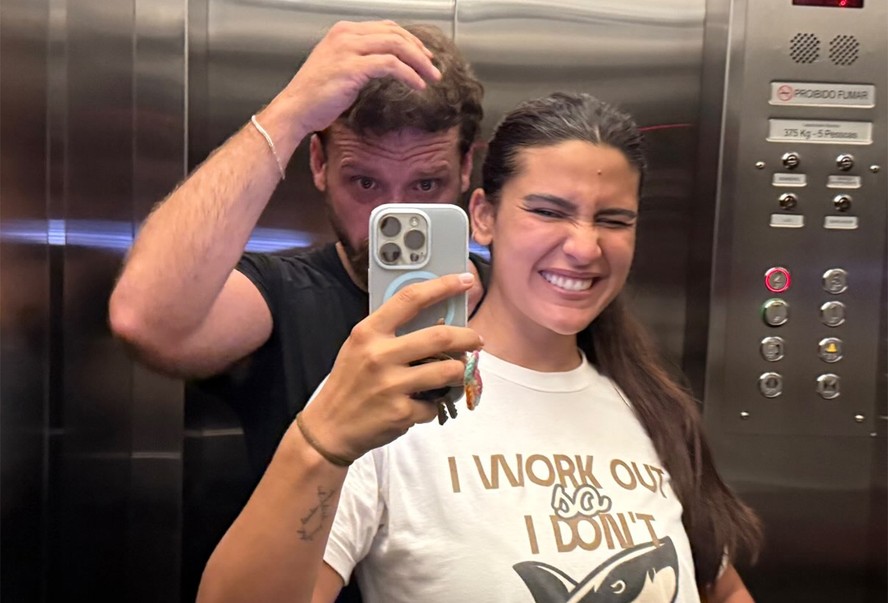 Giulia Costa e o namorado, Vitor Boghossian