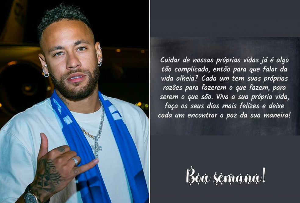 Neymar e story — Foto: Instagram/Al-Hilal (@alhilal)