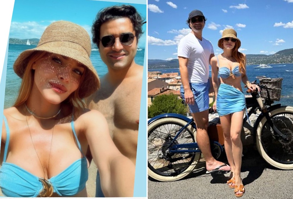 Monique Alfradique posta fotos na França com o namorado, Beto Moraes — Foto: Reprodução/Instagram