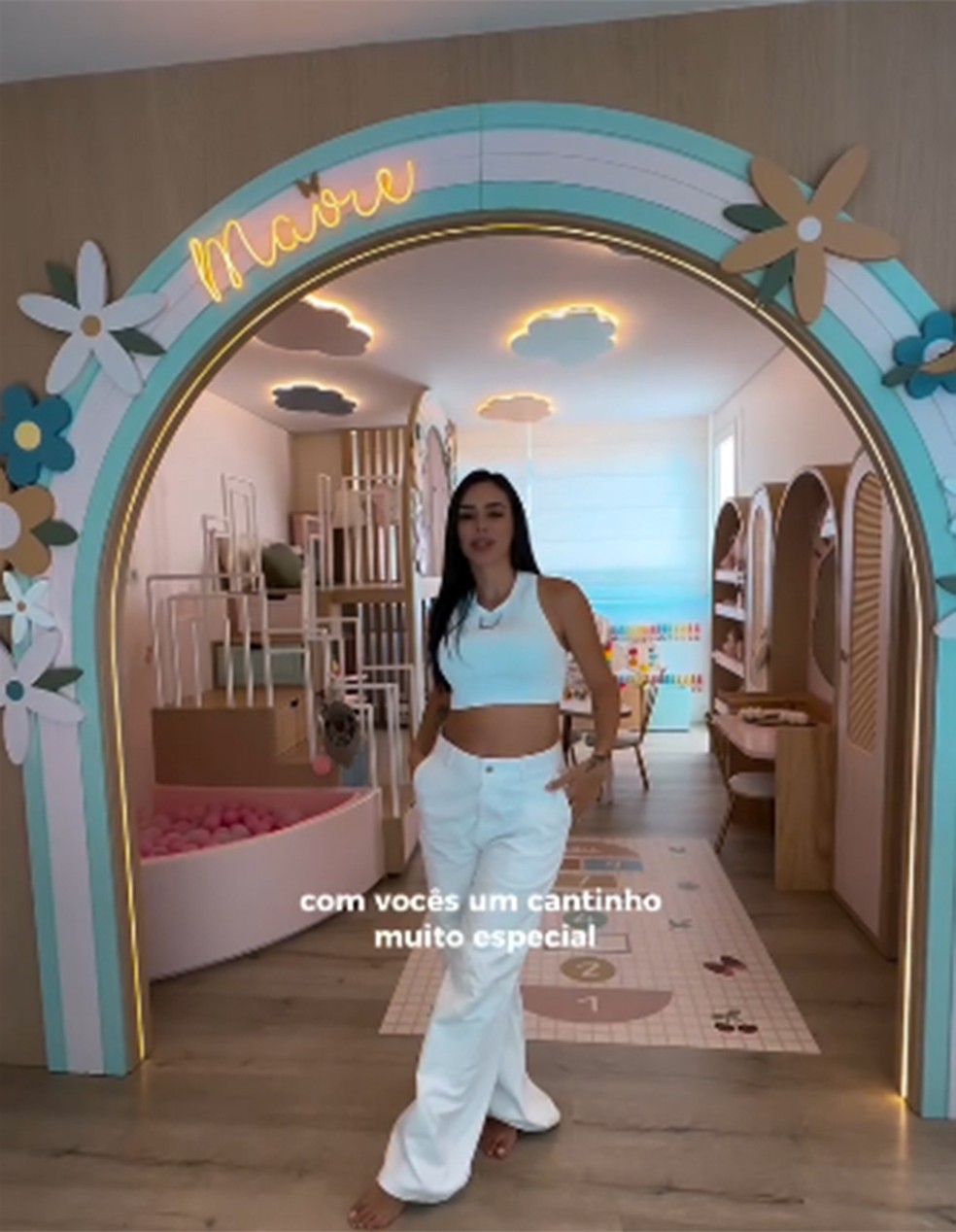 Bruna Biancardi mostra brinquedoteca de Mavie na casa dos avós maternos — Foto: Reprodução/Instagram