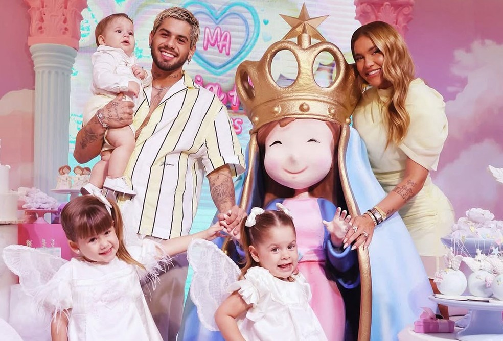 Zé Felipe e Virginia Fonseca são pais de 3 filhos — Foto: Reprodução/Instagram