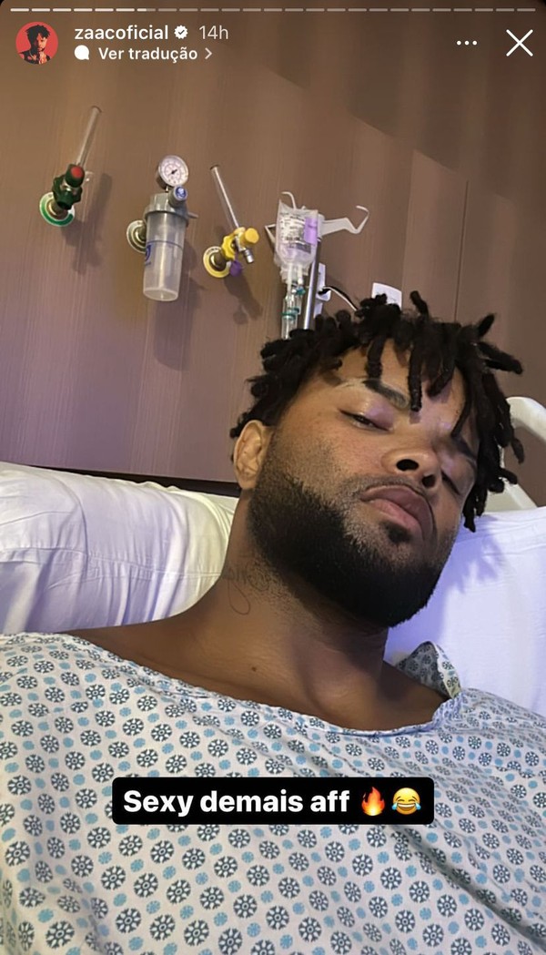 Zaac passa por cirurgia de emergência após sentir desconforto abdominal