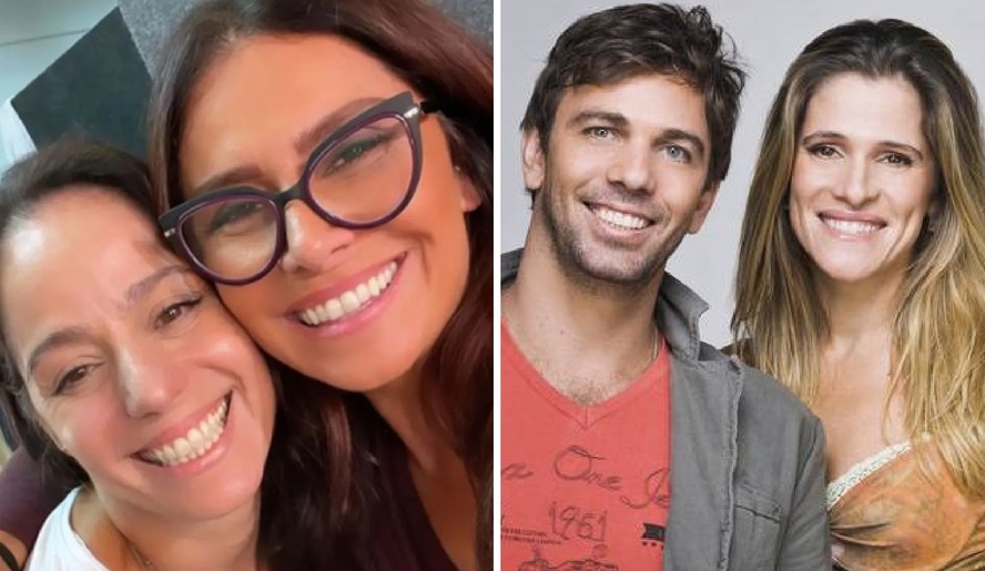 Primos famosos: Cláudia Mauro e GIovanna Antonelli; Marcelo Faria e Ingrid Guimarães