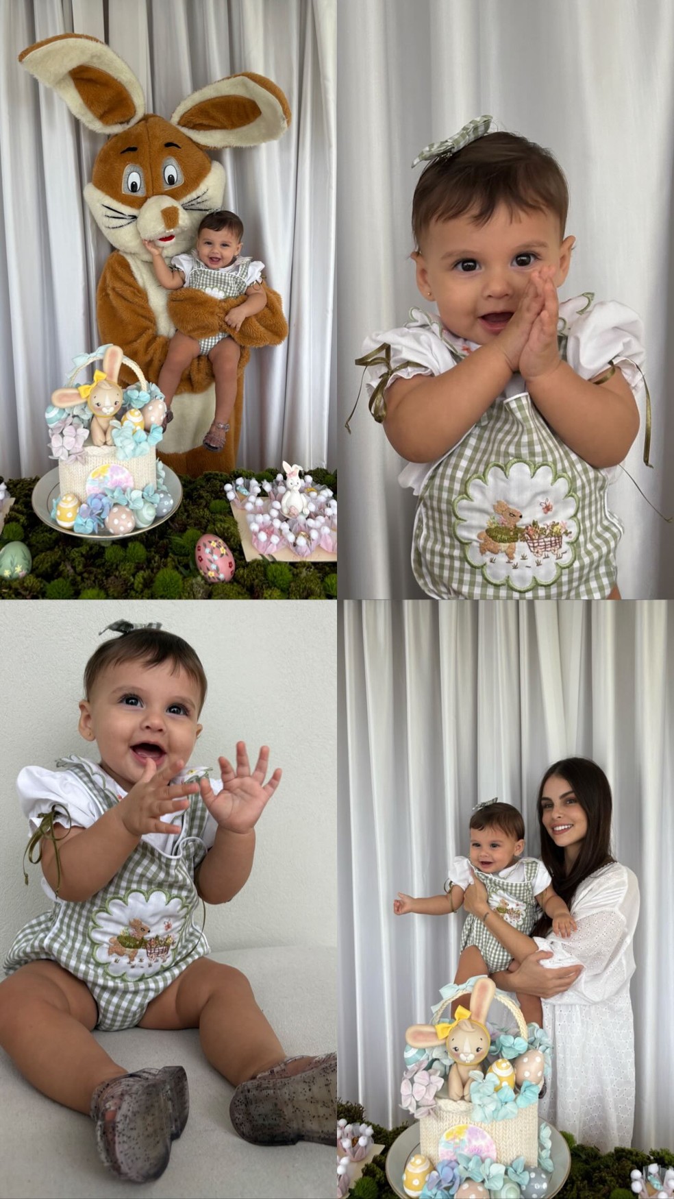 Amanda Kimberlly celebra os 9 meses de Helena, sua filha com Neymar — Foto: Reprodução/Instagram