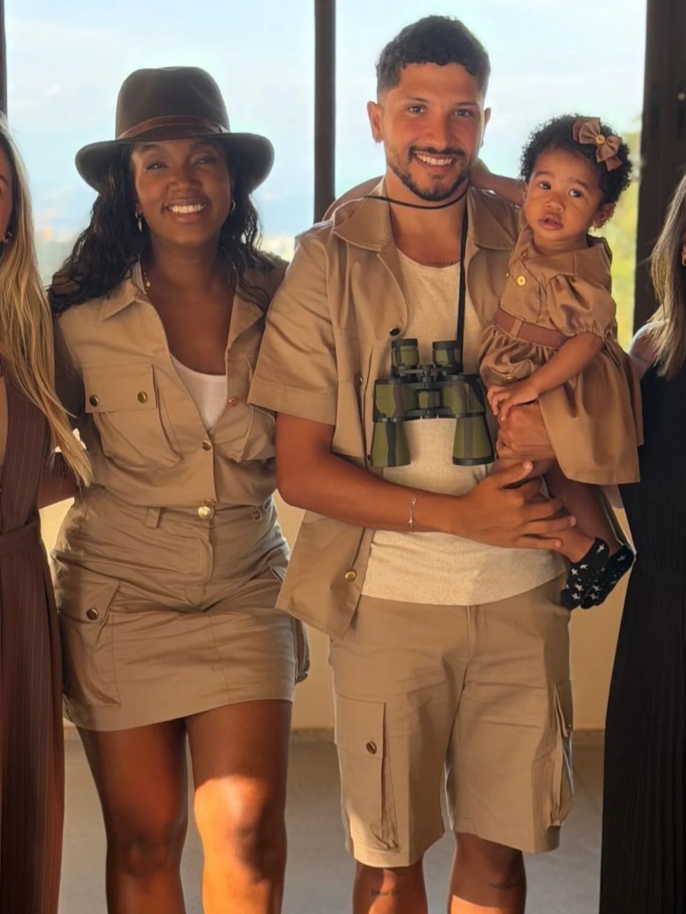 IZA e Yuri Lima celebram juntos o aniversário de 1 ano da filha, Nala — Foto: Reprodução/ Instagram