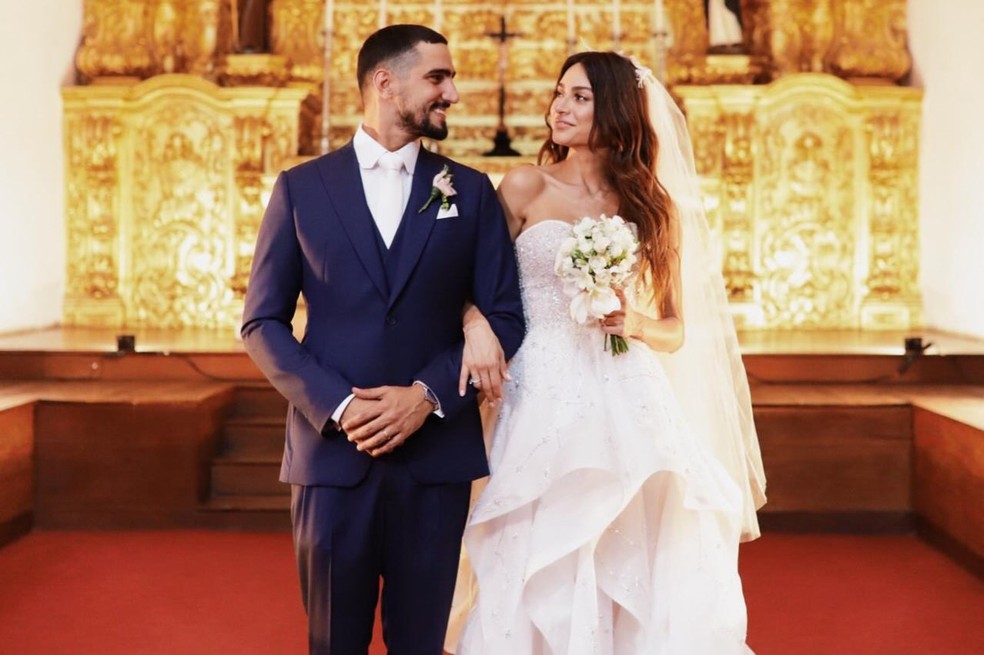Casamento de Thaila Ayala e Renato Góes — Foto: Reprodução/Instagram