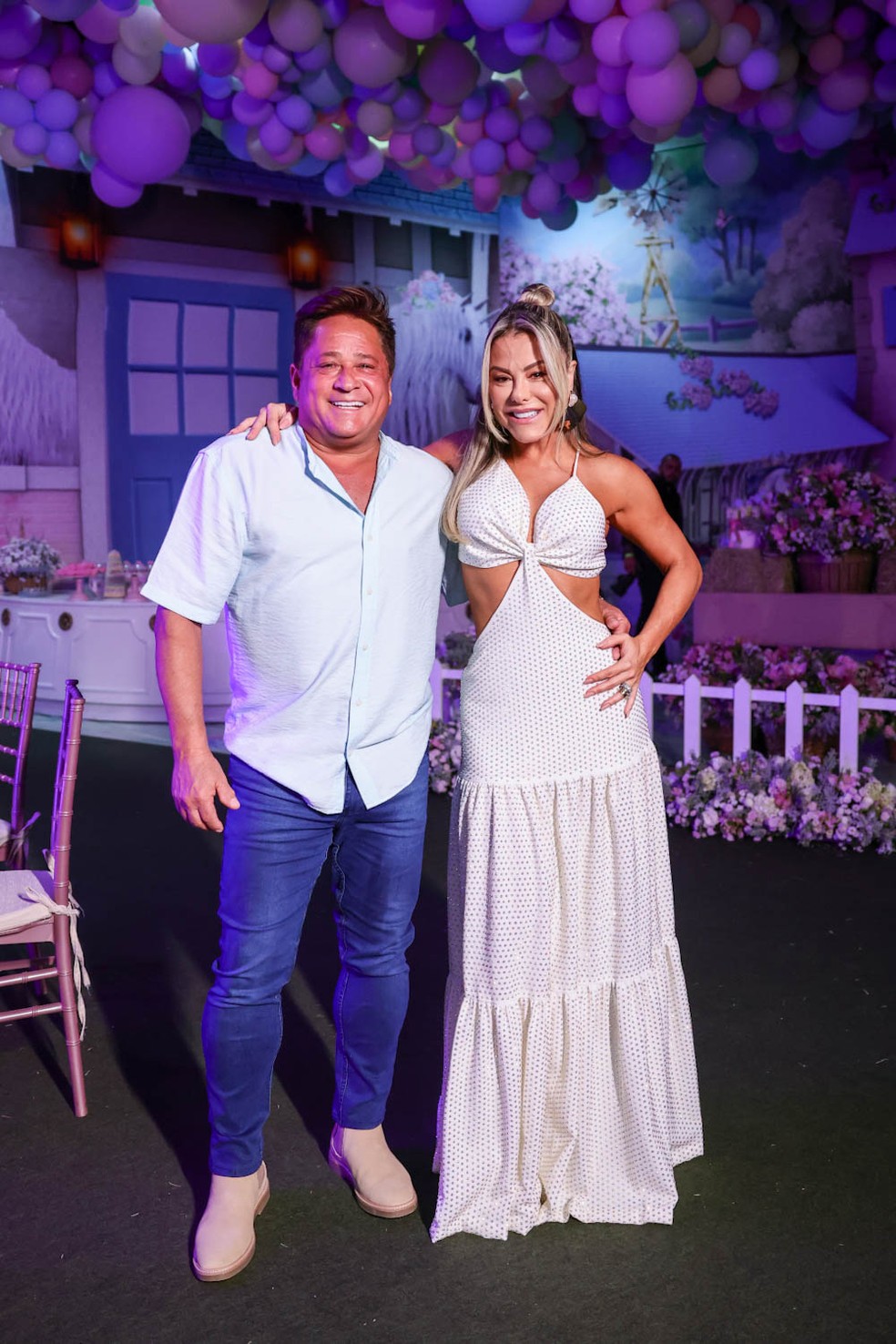 Leonardo e Poliana Rocha — Foto: Brazil News
