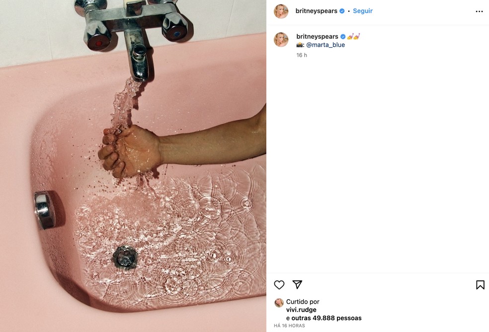 Britney Spears volta ao Instagram e preocupa fãs com mensagens enigmáticas — Foto: Reprodução / Instagram