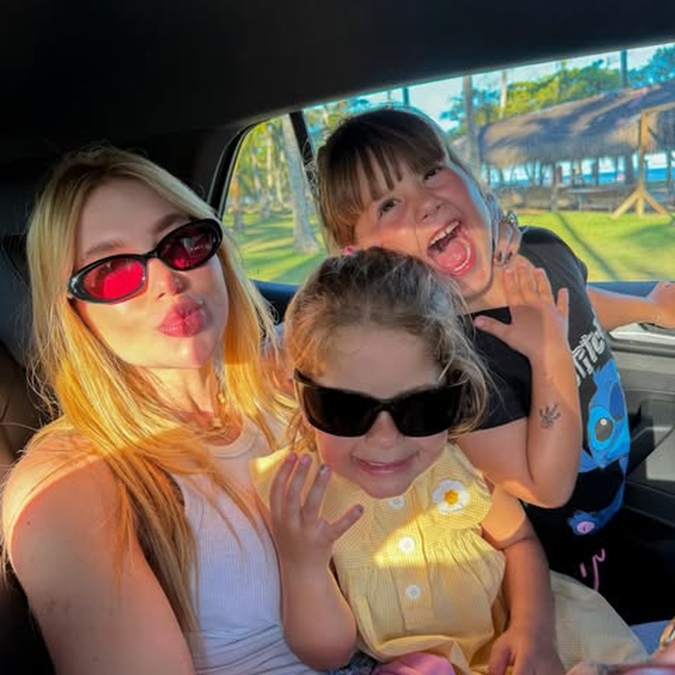 Virginia Fonseca com Maria Flor e Maria Alice &mdash; Foto: Reprodu&ccedil;&atilde;o/Instagram