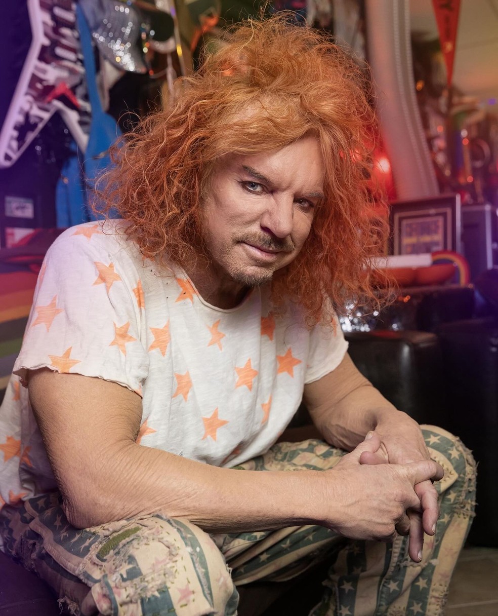 O humorista Scott Thompson, mais conhecido como Carrot Top — Foto: Reprodução/Instagram