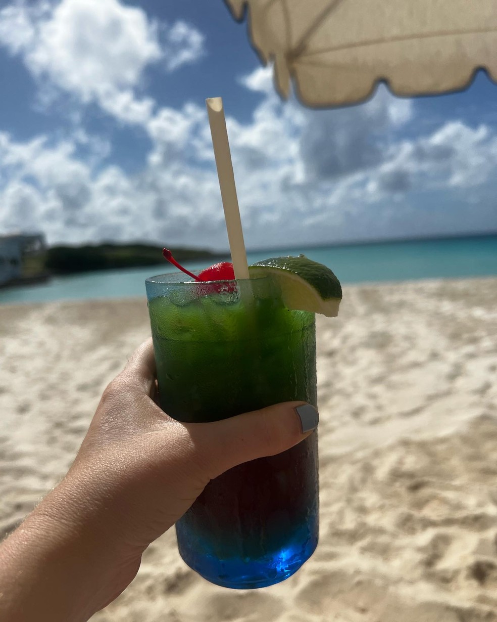 Tata Werneck curte ilha do Caribe com Rafael Vitti — Foto: Reprodução/Instagram