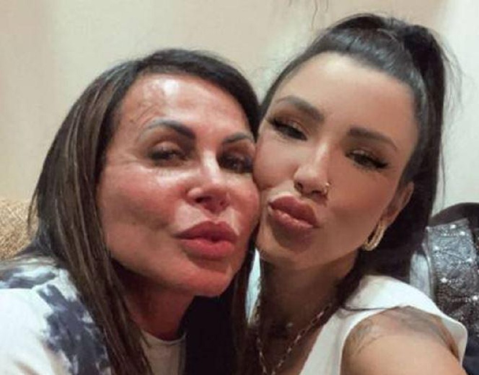 Gretchen e Jenny Miranda — Foto: Reprodução