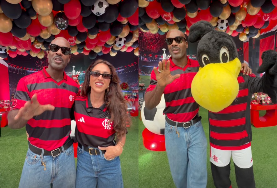 Veja fotos da festa de Kalu, filho de Rafael Zulu e Aline Becker