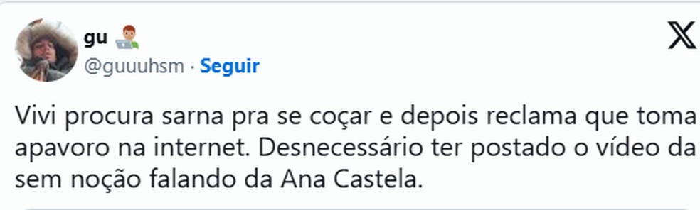 Internautas comentam post de Vivi e amigas — Foto: Reprodução/X