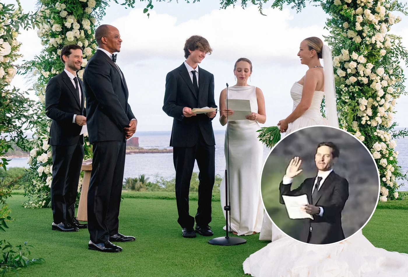 Ex-esposa de Tobey Maguire, o eterno Homem-Aranha, explica escolha do ator para celebrar seu novo casamento: 'Fora do convencional'