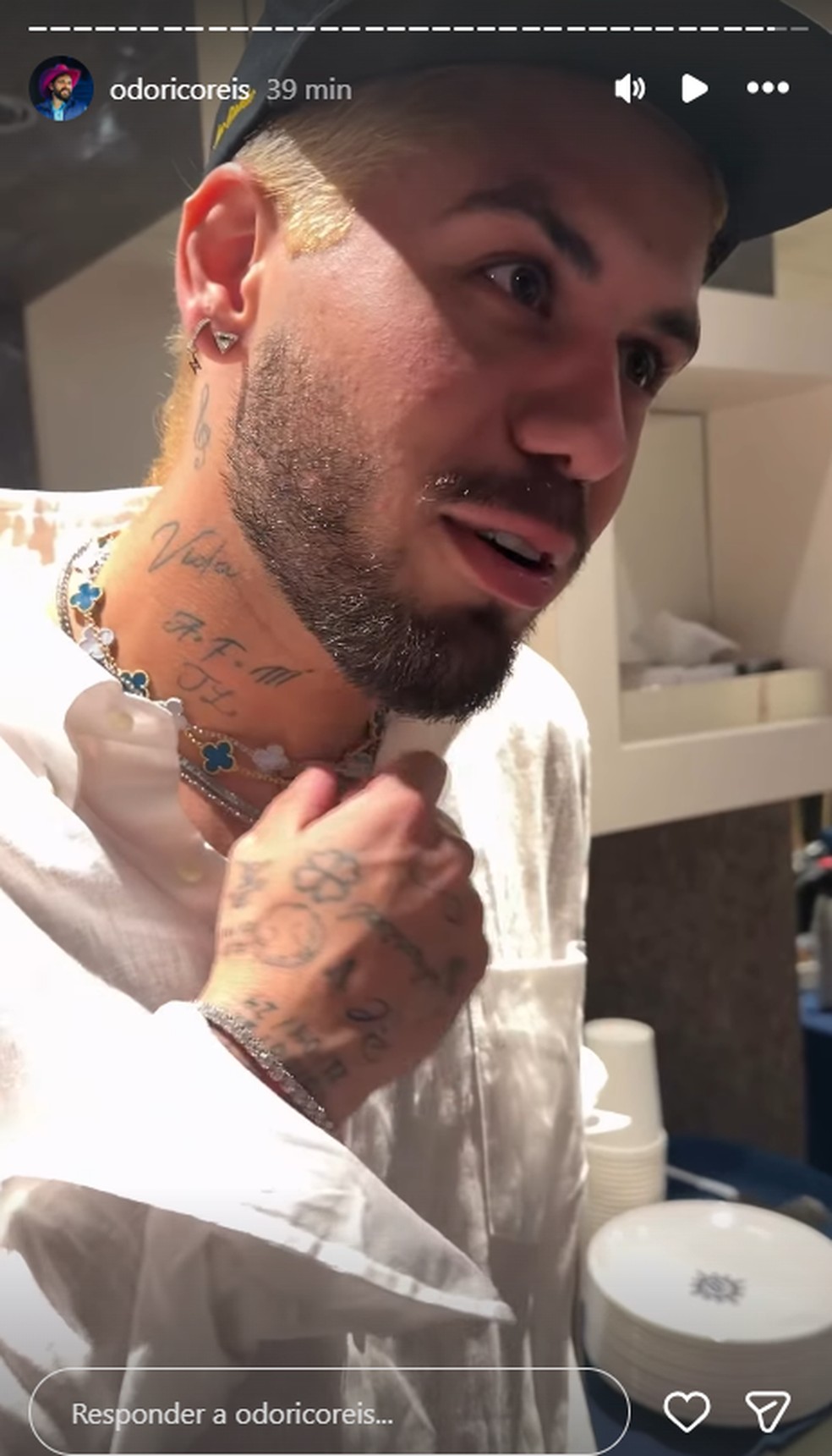 Zé Felipe diz que foi humilhado por Ana Castela — Foto: Reprodução/Instagram