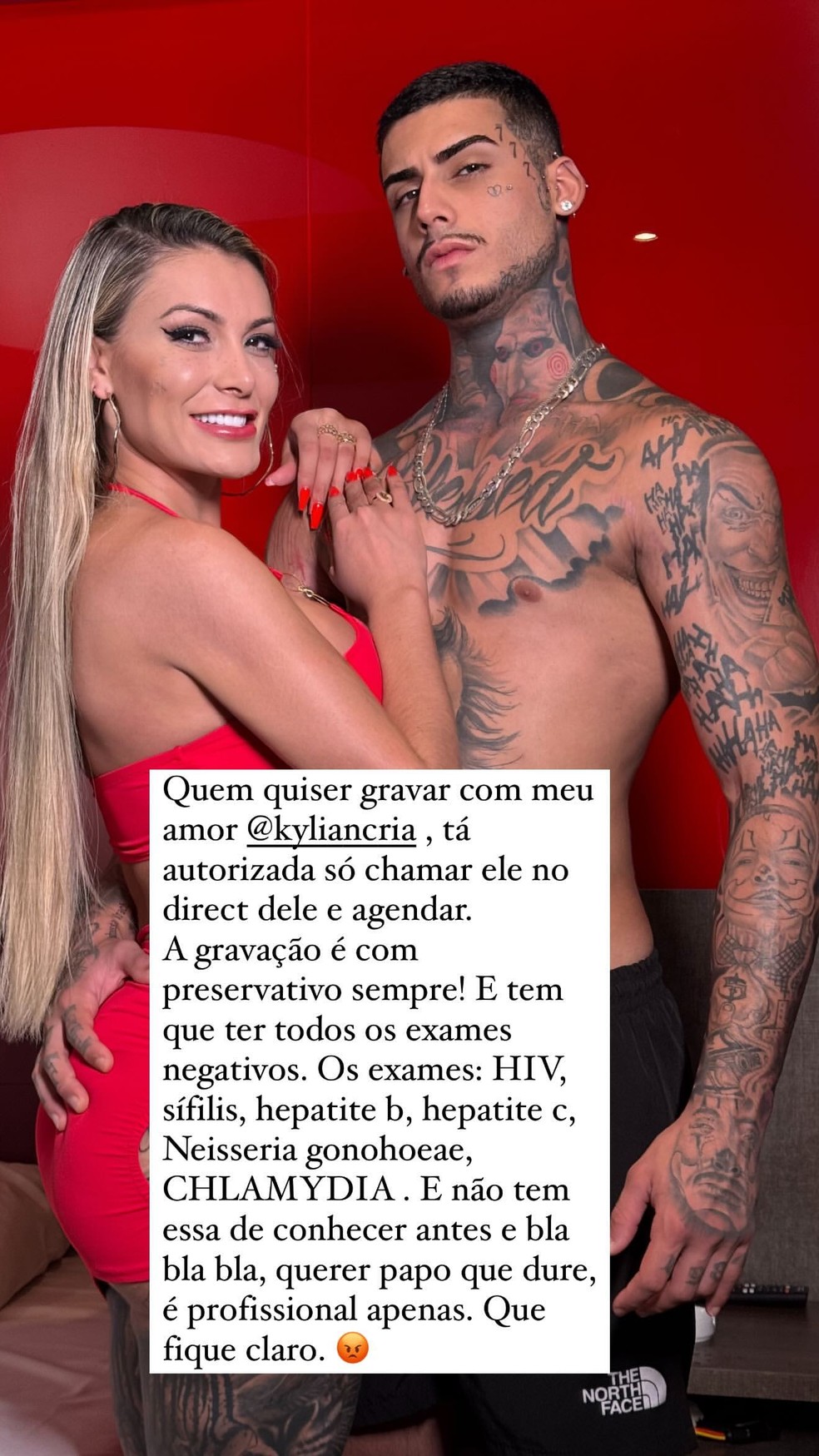 Andressa Urach impõe regras de gravação de pornô para novo namorado; saiba  detalhes