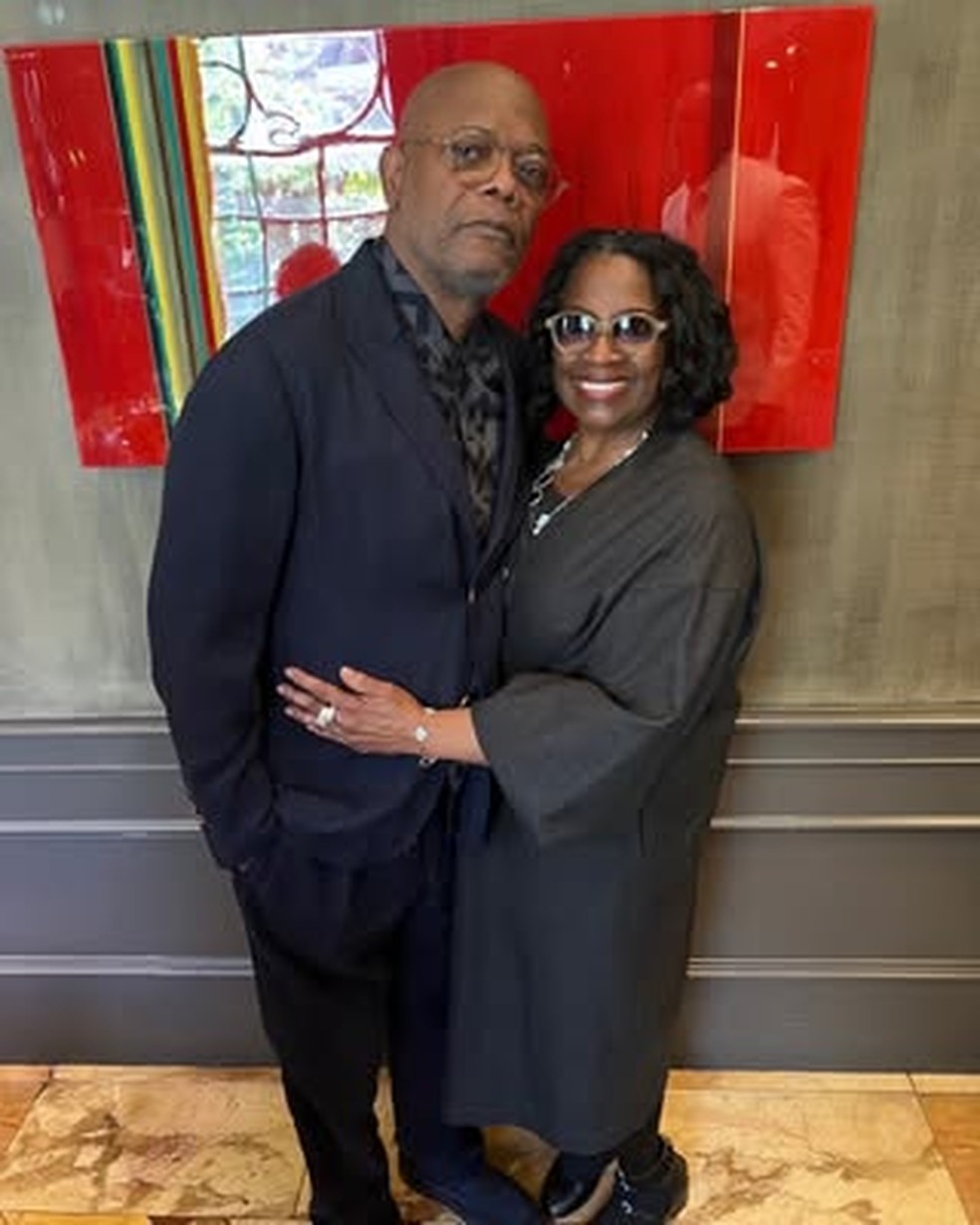 Samuel L. Jackson faz declaração de amor à esposa, com quem está há mais de 50 anos — Foto: Reprodução/Instagram