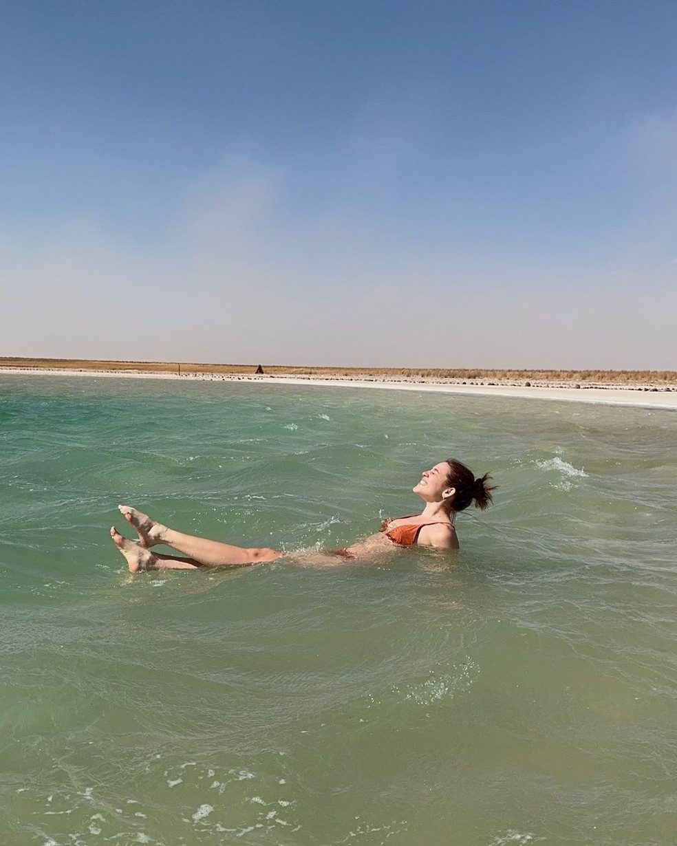 Ana Clara no Deserto do Atacama, no Chile — Foto: Reprodução/Instagram