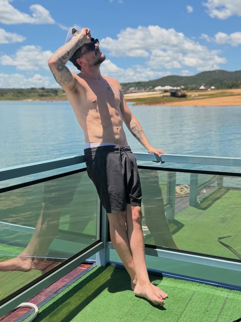 Fabrício Fiori, dupla de Fred — Foto: Reprodução/Instagram