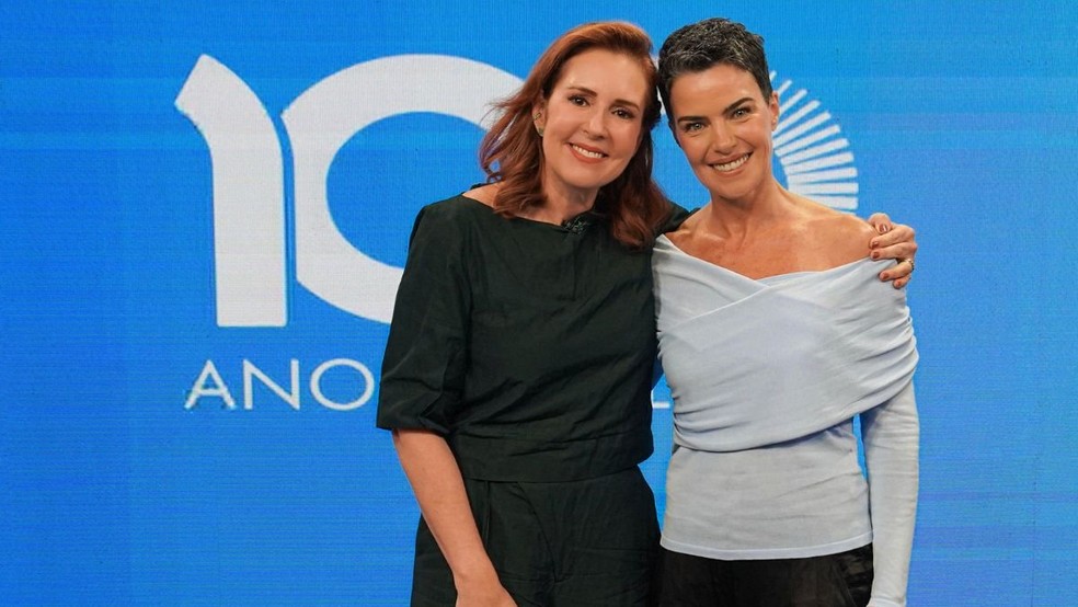Renata Capucci e Ana Paula Arósio — Foto: Reprodução/Globoplay