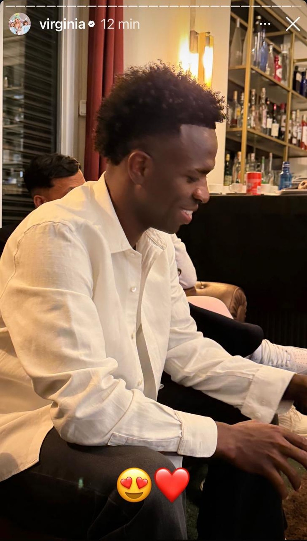 Virginia Fonseca compartilha registro de Vini Jr. e se derrete &mdash; Foto: Reprodu&ccedil;&atilde;o/ Instagram