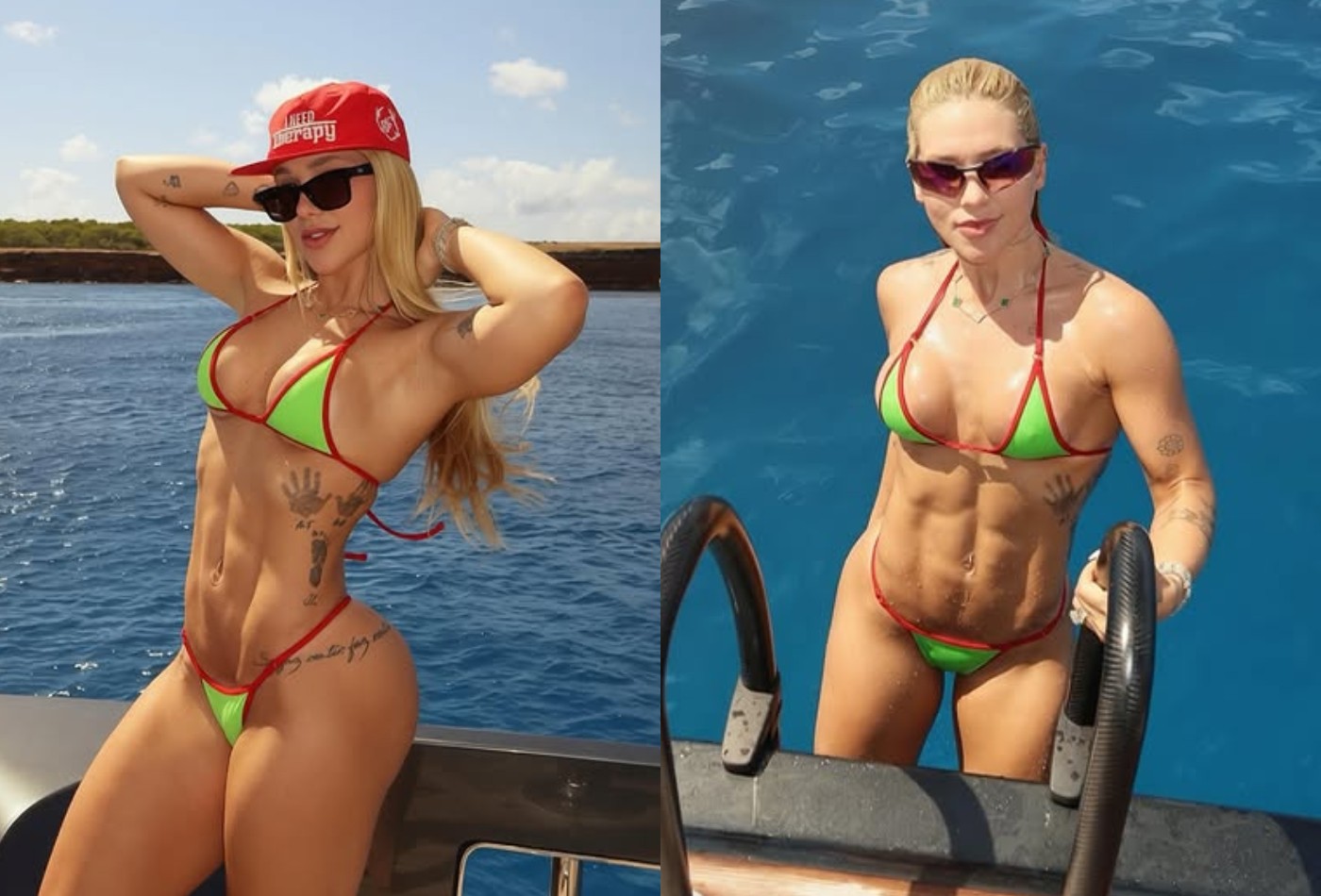 De biquíni neon, Virginia Fonseca abre álbum de fotos em Ibiza - QTU Questões do Universo